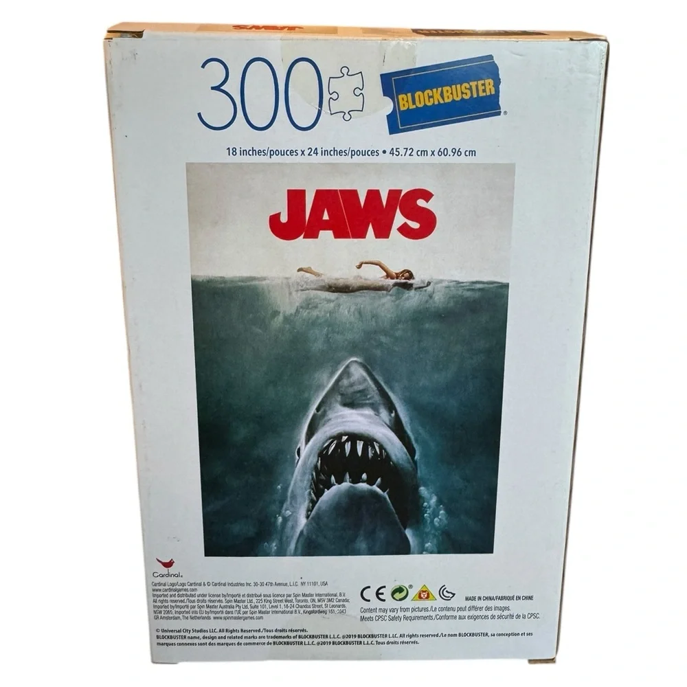 Blockbuster Video Jaws 300-Piece Puzzle - Picture 4 of 4